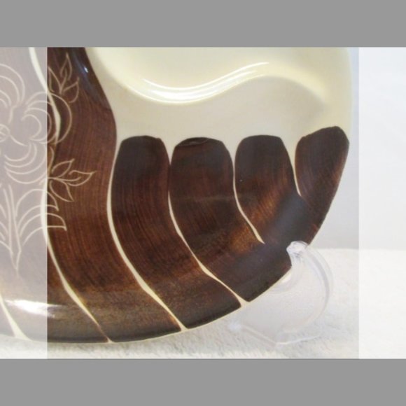 2 Rare Vintage Puriton Slip Ware "INTAGLIO" Tea and Toast Plates " 8.5" - Picture 8 of 12